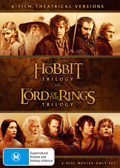The Hobbit Trilogy / The Lord of the Rings Trilogy DVD | Region 4