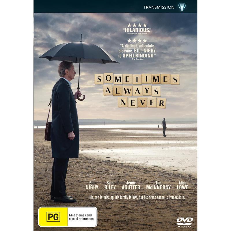 Sometimes Always Never DVD | Bill Nighy, Sam Riley | Region 4