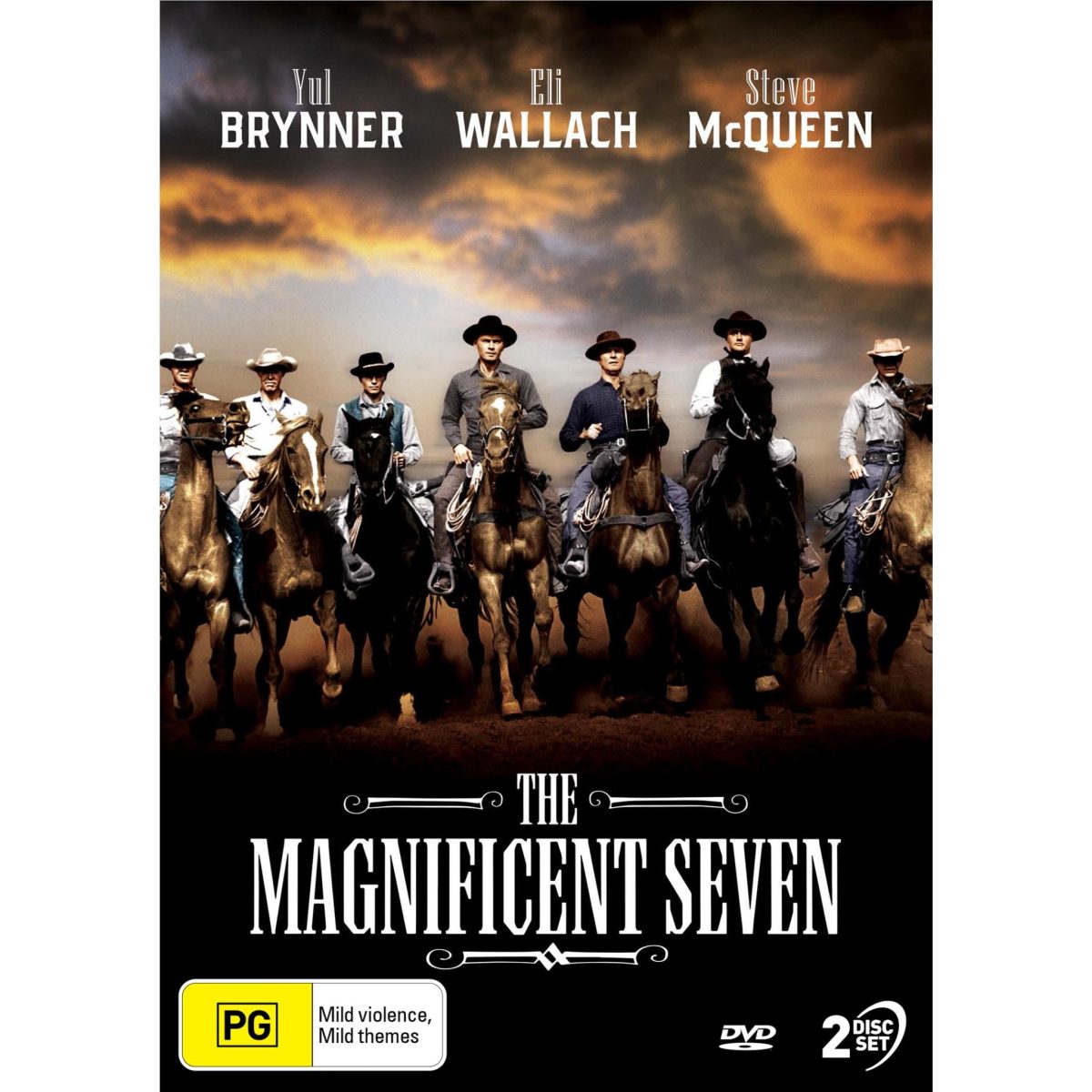 The Magnificent Seven DVD | Brynner, Wallach, McQueen, Bronson